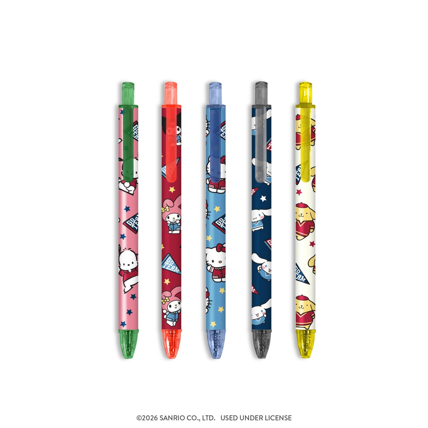 Hello Kitty and Friends Varsity Soft-Touch Gel Pen Set