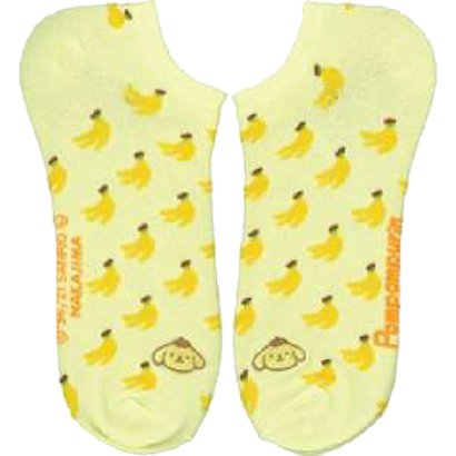Pompompurin Banana Apple Adult Short Socks