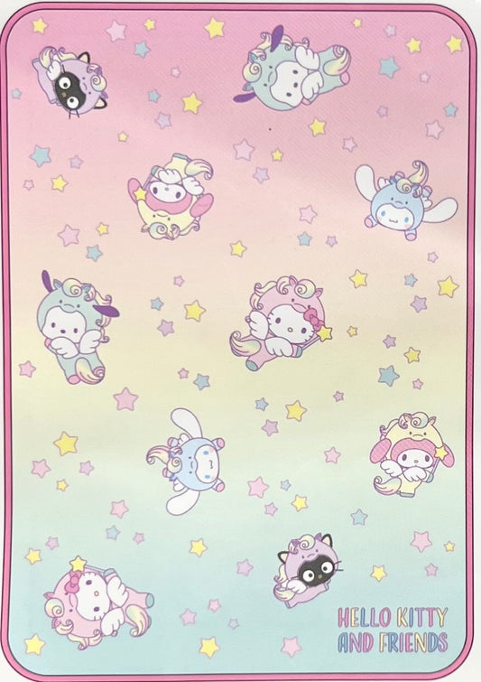 Sanrio Characters Mix Pegasus Throw Blanket