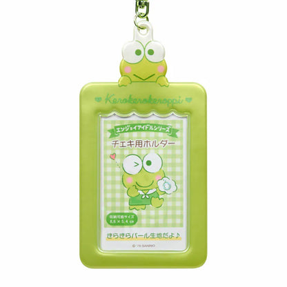 Keroppi Enjoy Idol Photo Card Holder