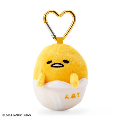 Gudetama Plush Mascot All My Heart Keychain