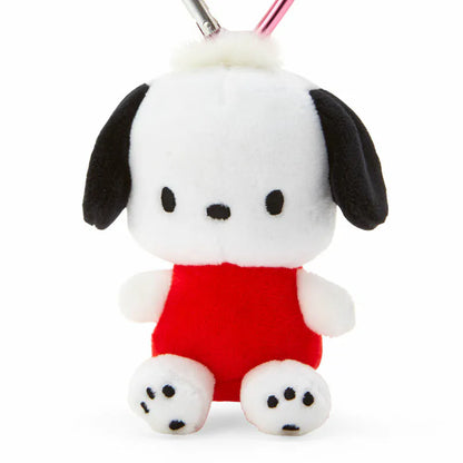 Pochacco Plush Mascot All My Heart Keychain