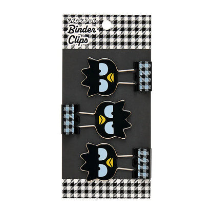 Badtz-maru Checkered Binder Clips