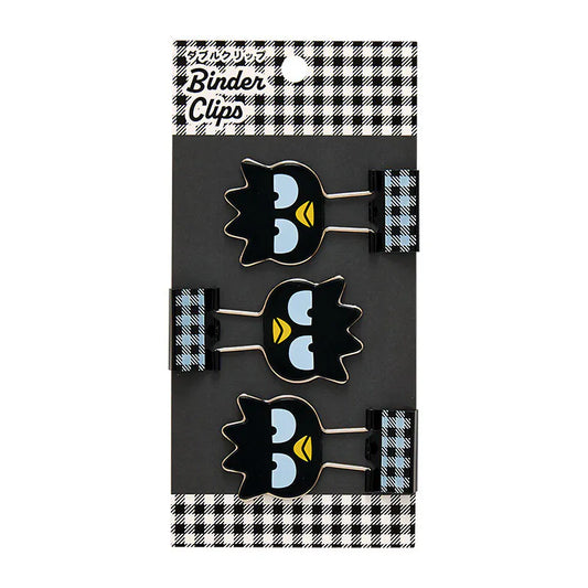 Badtz-maru Checkered Binder Clips