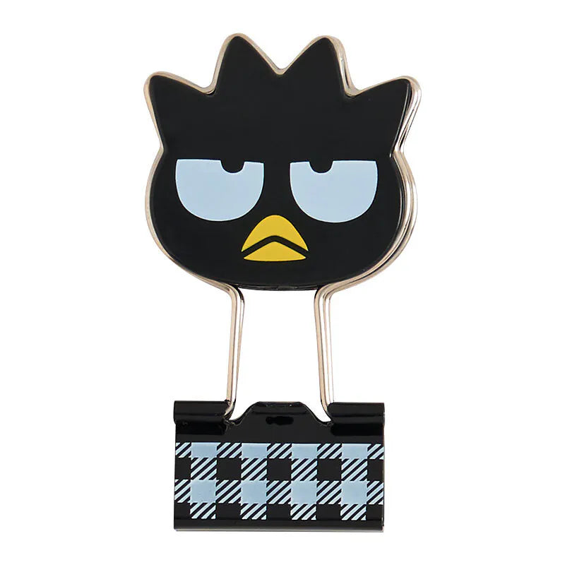 Badtz-maru Checkered Binder Clips