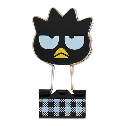 Badtz-maru Checkered Binder Clips
