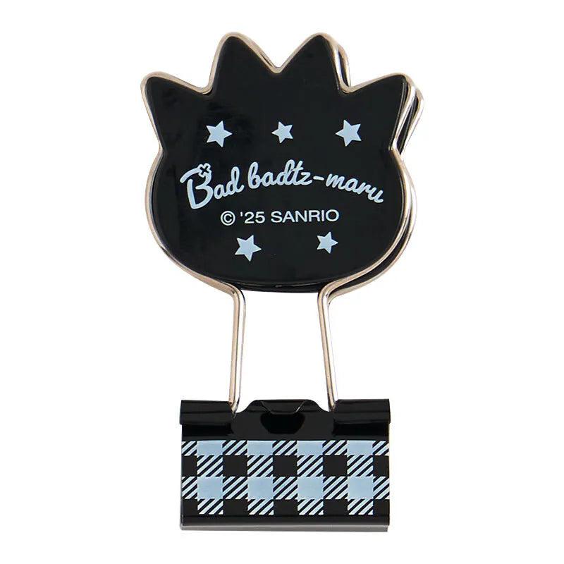 Badtz-maru Checkered Binder Clips