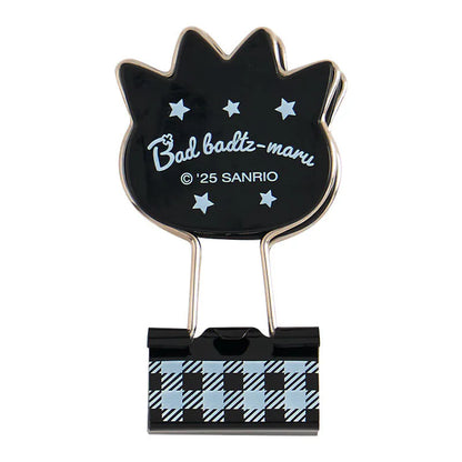 Badtz-maru Checkered Binder Clips