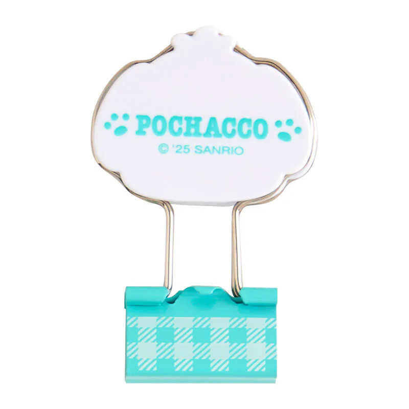 Pochacco Checkered Binder Clips