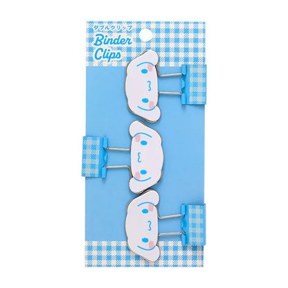 Cinnamoroll Checkered Binder Clips