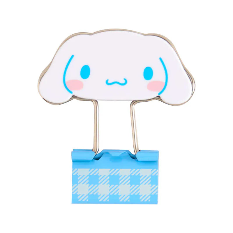 Cinnamoroll Checkered Binder Clips