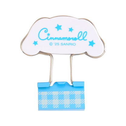Cinnamoroll Checkered Binder Clips