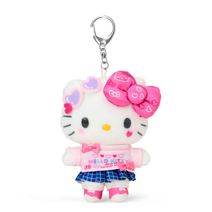 Hello Kitty Sparkling School Life Mascot Plush Keychain