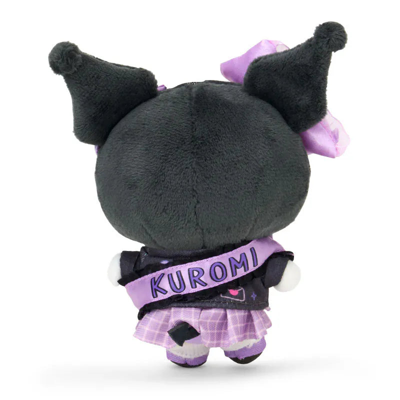 Kuromi Sparkling School Life Mascot Plush Keychain