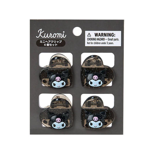 Kuromi Metallic Mini Hair Clip Set