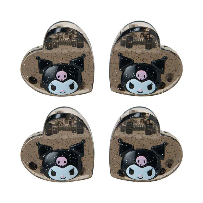 Kuromi Metallic Mini Hair Clip Set