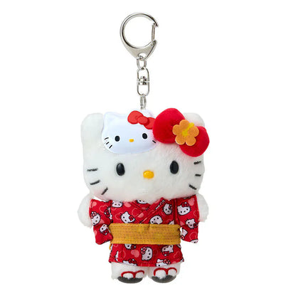 Hello Kitty Festival Plush Mascot Keychain