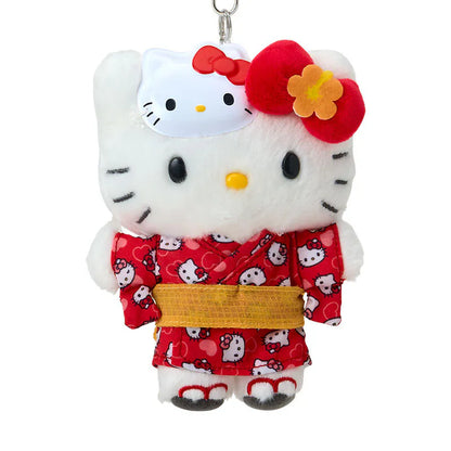 Hello Kitty Festival Plush Mascot Keychain