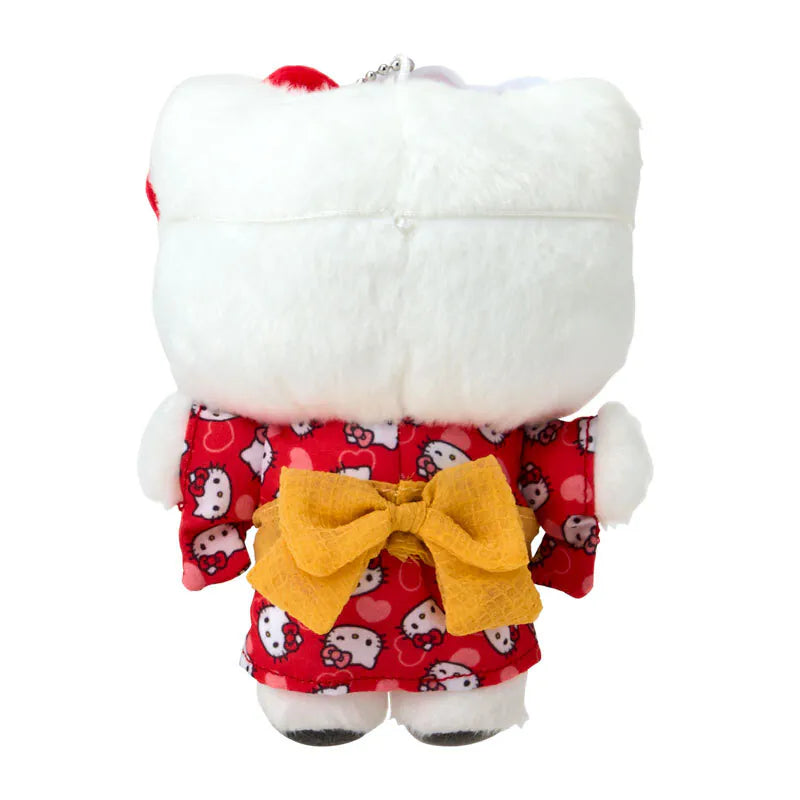 Hello Kitty Festival Plush Mascot Keychain