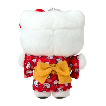 Hello Kitty Festival Plush Mascot Keychain