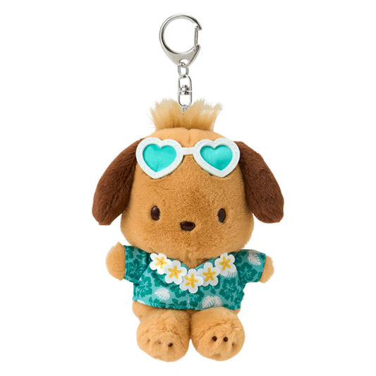 Pochacco Suntan Keychain with Mascot