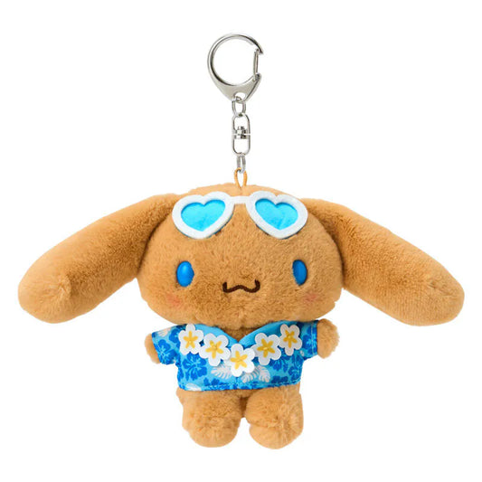 Cinnamoroll Suntan Keychain with Mascot