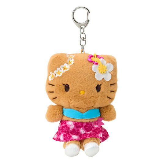 Hello Kitty Pink Suntan Keychain with Mascot