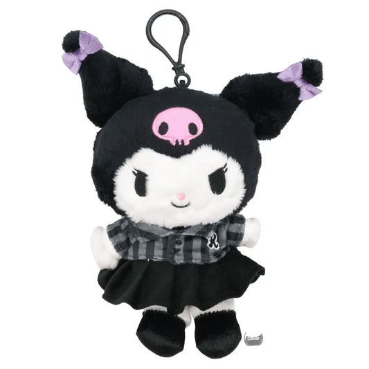 Kuromi School Uniform Plush Mascot Clip-on