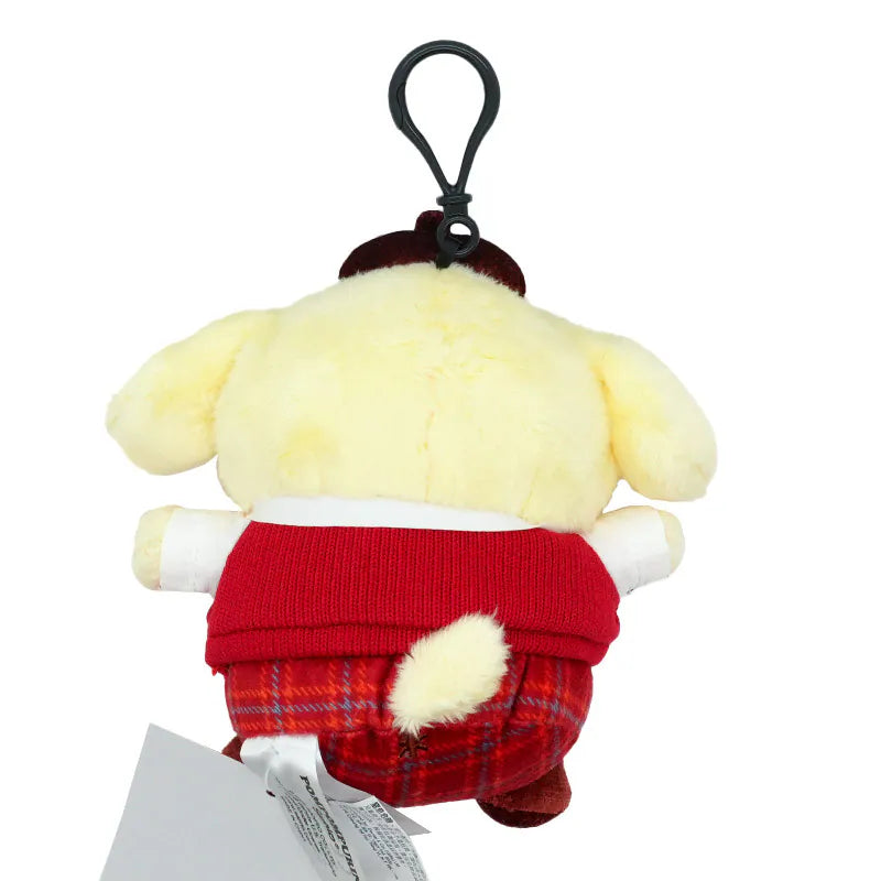 Pompompurin School Uniform Plush Mascot Clip-On