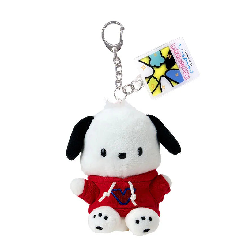 Pochacco Hapidanbui 5th Anniversary Keychain with Mascot