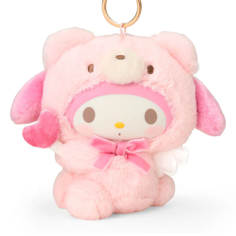 My Melody Bear Keyring with Mascot