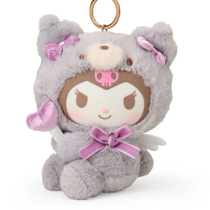Kuromi Bear Keyring with Mascot