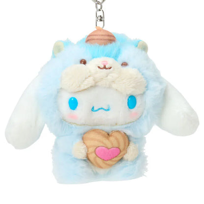Cinnamoroll Squirrel Keychain with Mascot