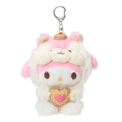 My Melody Squirrel Keychain with Mascot