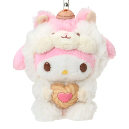 My Melody Squirrel Keychain with Mascot