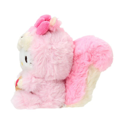 Hello Kitty Squirrel Keychain with Mascot