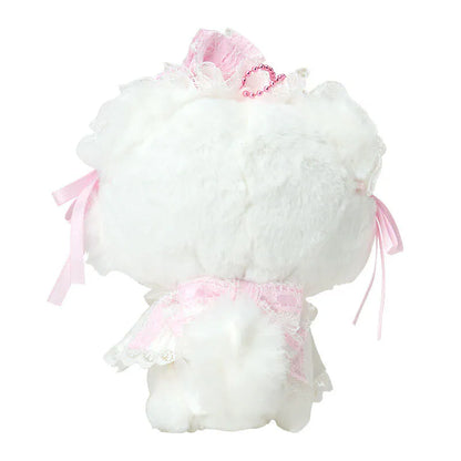 Charmmy Kitty Pink Frills & Rose Mascot Plush Keychain