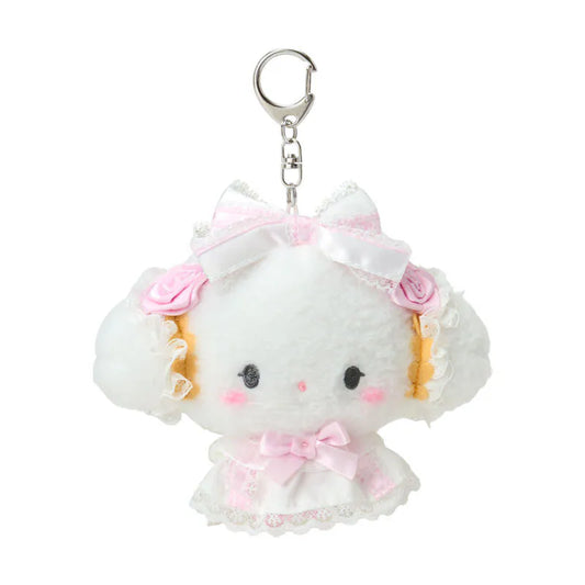 Cogimyun Pink Frills & Rose Mascot Plush Keychain