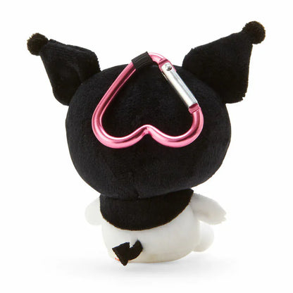 Kuromi Plush Mascot All My Heart Keychain