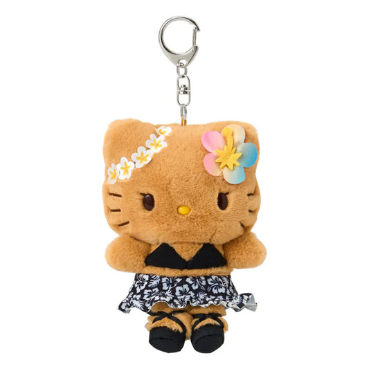 Hello Kitty Black Suntan Keychain with Mascot