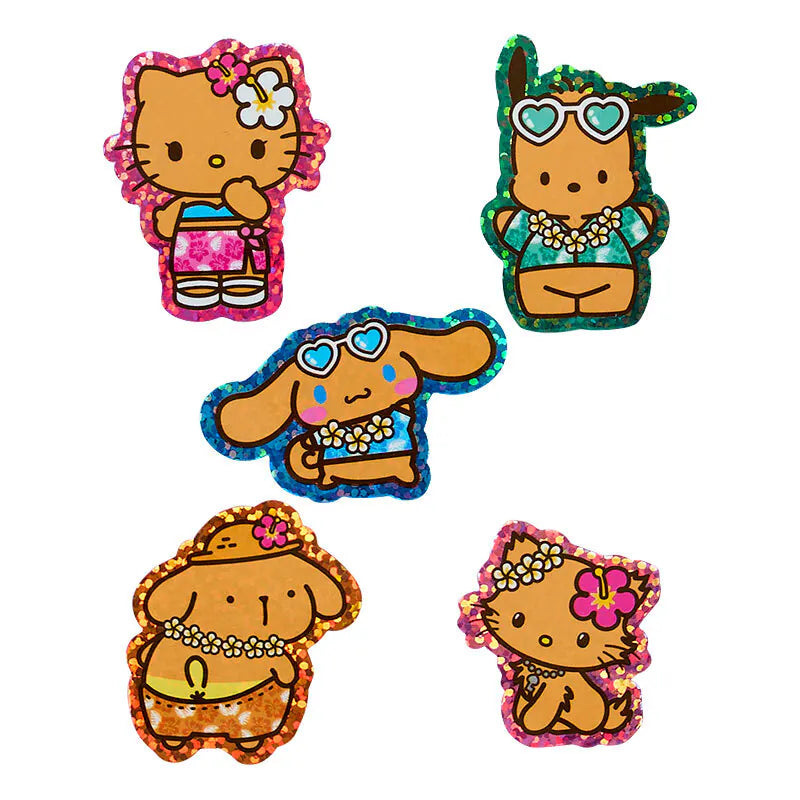 Sanrio Characters Mix Suntan Stickers
