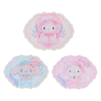 Sanrio Characters Pink Frills & Rose Stickers