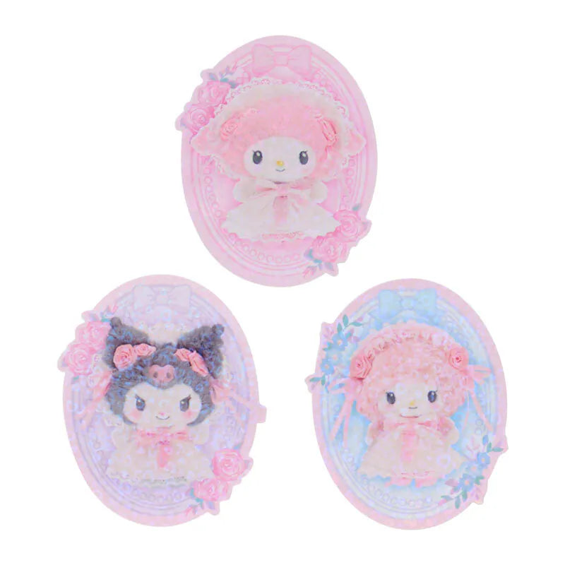 Sanrio Characters Pink Frills & Rose Stickers