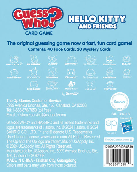 Hello Kitty and Friends Guess Who? Card Game