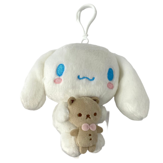 Cinnnamoroll with Friend Plush Mascot Clip-On