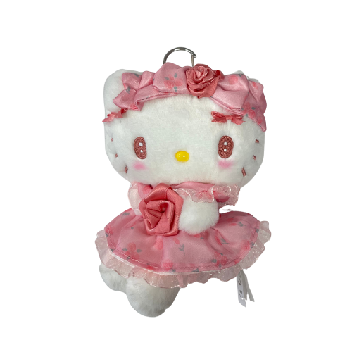 Hello Kitty Rose Keychain with Mascot
