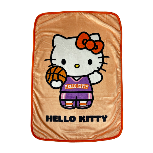 Hello Kitty Activities Basketball Throw Blanket