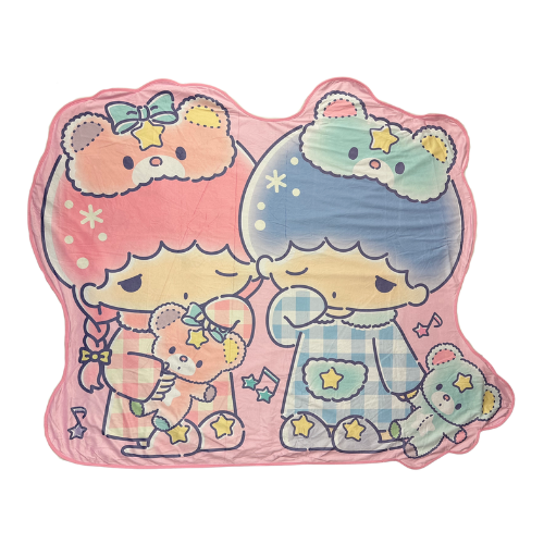 Little Twin Stars Sleepy Diecut Blanket