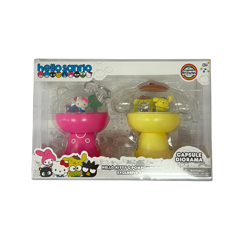 Hello Sanrio 4" Figure Hello Kitty & Pompompurin Exclusive Set