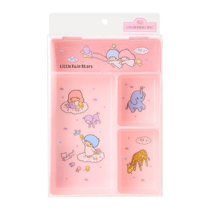 Little Twin Stars Plastic Tray with Cover